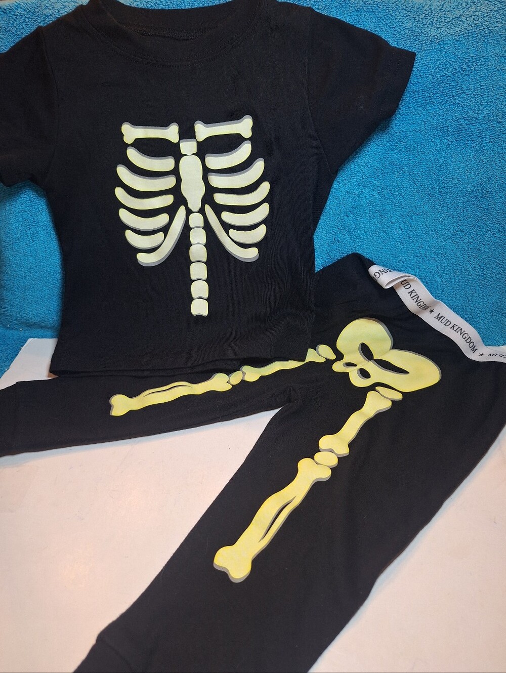 Mud Kingdom 18-24 Months Skeleton Outfit, Skeleton Costume